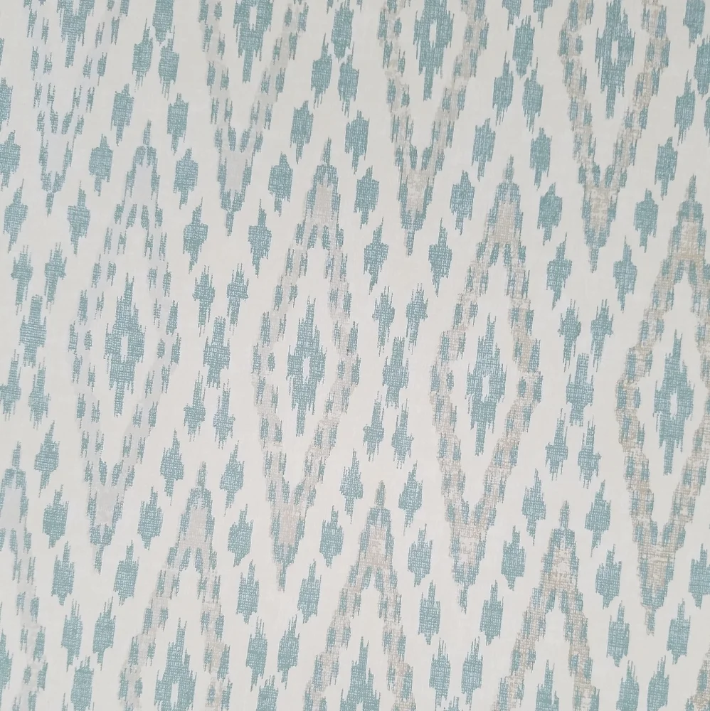 Wallpaper Blue Aztec Vibe Carey Lind - boho